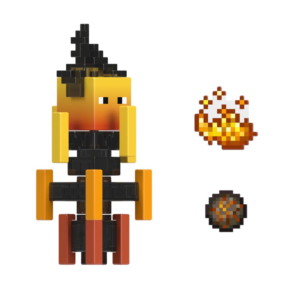 Minecraft 3.25'' Figures - Blaze, Multi-coloured, 8,3 cm - Image 3