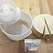 Edam Hard Cheese Mold With Follower Large For 2.2lbs / 1kg. | Cow Goat Rennet Milk | Cheesemaking from Cow and Goat Milk. Cheese making supplies by QG group
