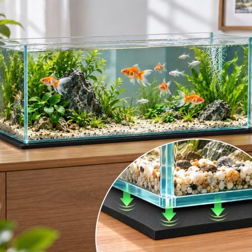 4 Pcs Aquarium Leveling Mat, Waterproof Neoprene Mat, 30 X 15 X 0.2 Inch — 사진 6