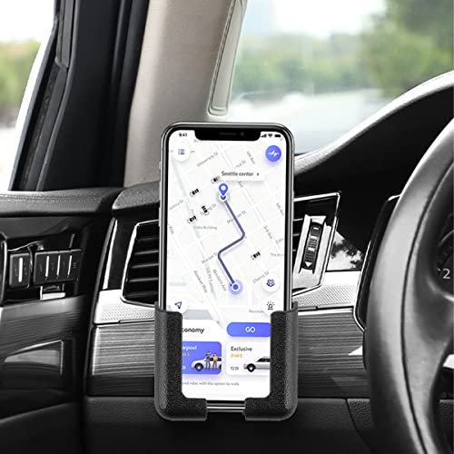 AUKEPO Adjustable Width Phone Holder, Black, Compatible with Samsung, iPhone, LG
