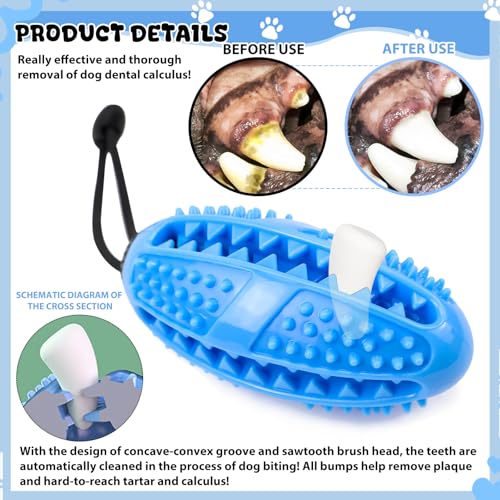 Hundespielzeug Intelligenz, Kauspielzeug für Hunde, Starker Naturkautschuk und Zahnpflege, Kleine und Große Hunde Hundespielzeug Unzerstörbar – Bild 4