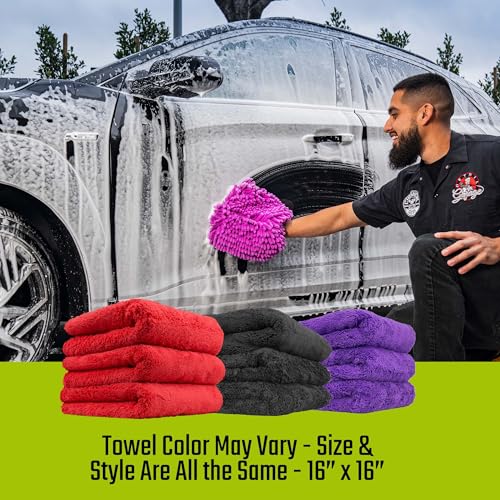Chemical Guys Car Cleaning Kit - with Car Wash Soap, Wheel Cleaner, Total Interior, Car Wash Mitt - Interior and Exterior Wash Kit with Vehicle Cleaning and Detailing Accessories - 7 Item Kit by Chemical Guys - Image 8