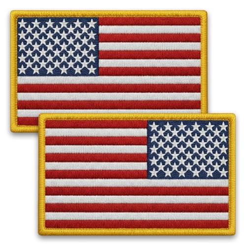 Bluyellow American Flag Patch Pack