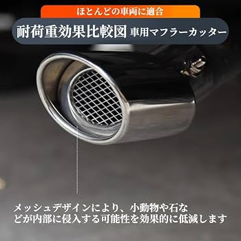 Amazon.co.jp: 車用マフラーカッター【2026年新仕様 】に適合 