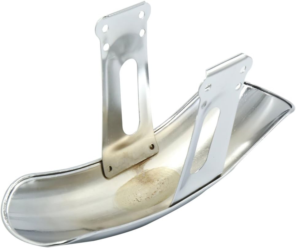 Silver Tone Metal Motorcycle Front Few Mud Guard for CG125 (id: afe b49 9be 4f5 aef