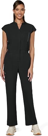 KOI Solis Anja Womens 11-Pocket Jumpsuit