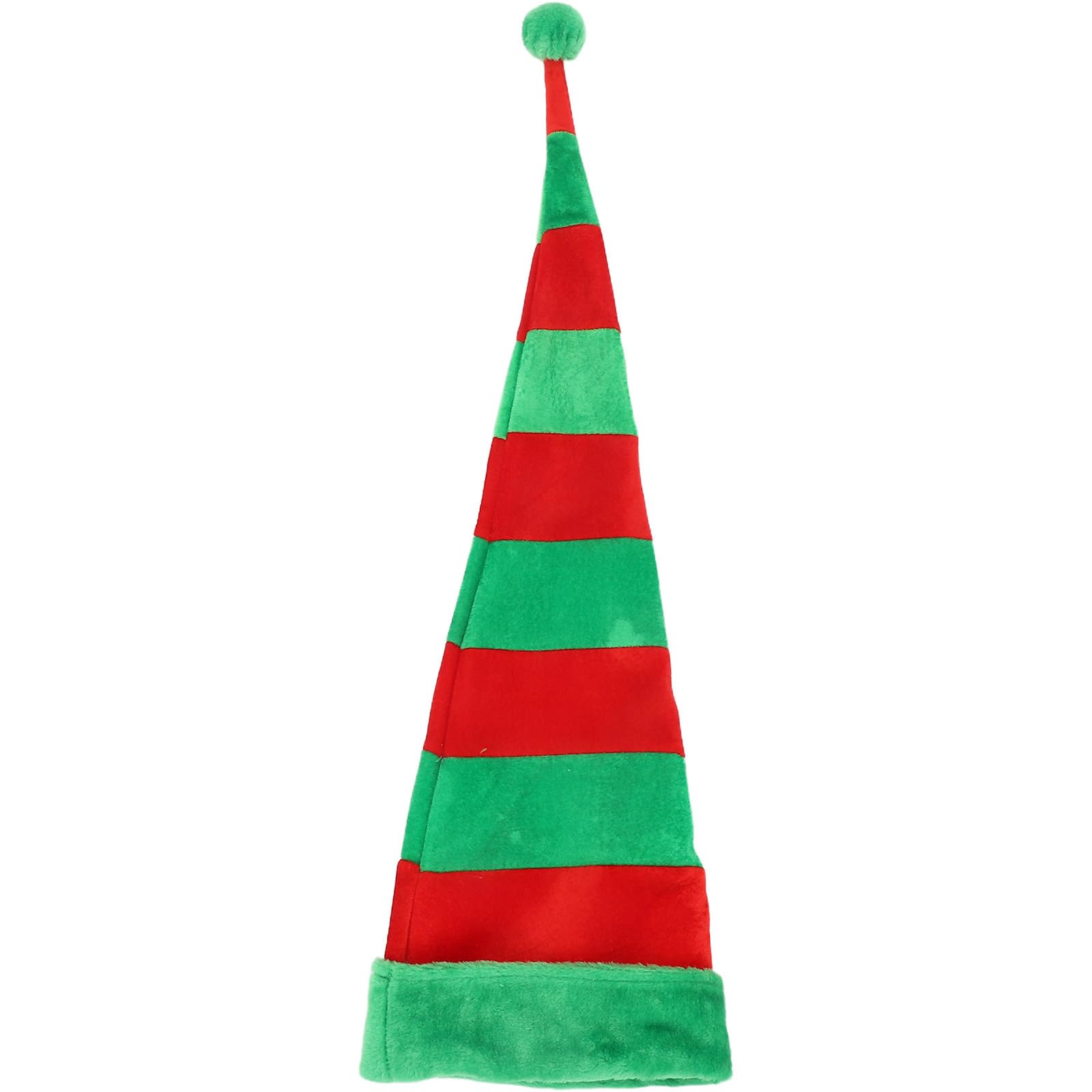 VICASKY Gorro Navideño Creativo y Divertido, Sombrero Largo de Tela y Hierro, Accesorio para Disfraces y Complemento para Fotos en Fiestas de Navidad