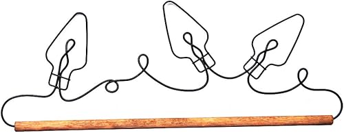 Ackfeld - Soporte para manualidades con luces navideñas de 12 pulgadas