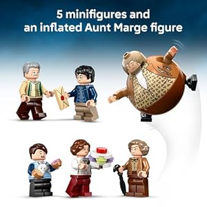 LEGO Harry Potter Privet Drive: Aunt Marge’s Visit Kids Toy - Buildable Book Nook and Room Decor for Boys and Girls, Ages 8+ - Collectible Harry Potter Minifigure - Birthday Gift Idea - 76451 — photo 5 of 6