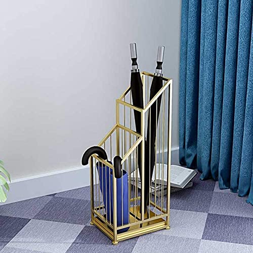 Porte-parapluies grande capacité pour entrée d'hôtel avec bac inclus - 2