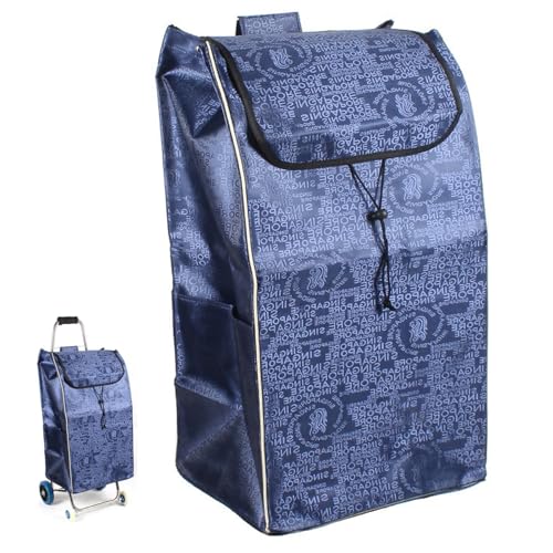 Bolsa Carro Compra, Bolsa de Compras de Tela Tipo Oxford estándar Bolsa de Compras Plegable Reemplazo de Carro Conveniente y Espacioso Reemplazo de Carro de Compras de Tela de Gran Capacidad Durable