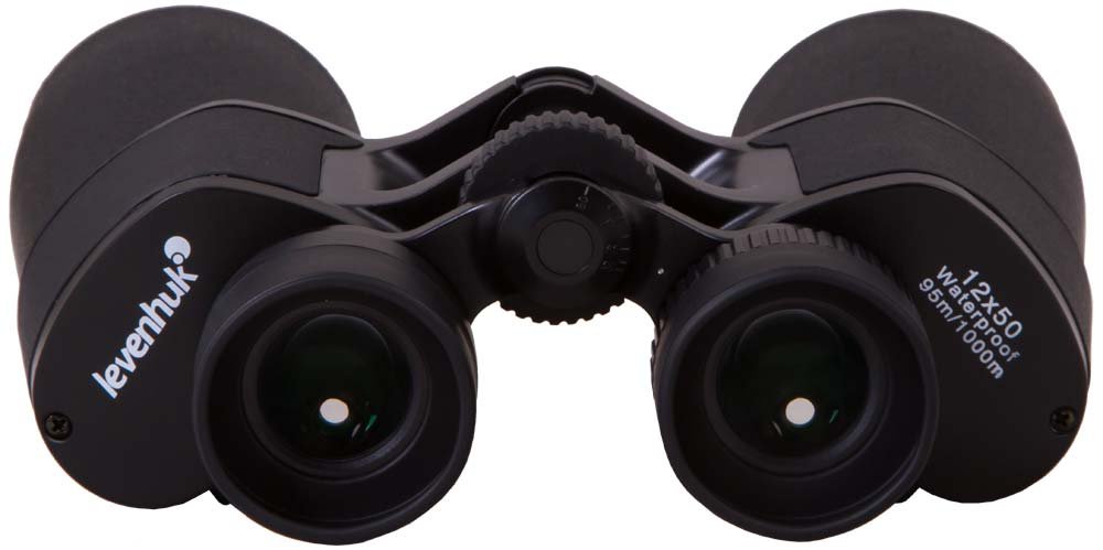 Binocolo Levenhuk Sherman BASE 12x50 Impermeabile e Anti Appannamento con Ottiche Fully Multi-Coated In Vetro BaK-4 | Prismi di Porro, Ottiche BaK-4, Antiappannamento, Ideale per Caccia, Birdwatching, Pesca ed Escursionismo