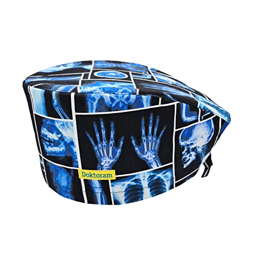 X-Ray Black Working Cap With A Cool And Funky Design - Comfortable And Breathable For Men And Women Long Aesthetic Head Cover #TOP1