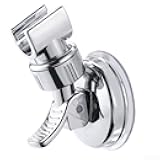 Bathroom Suction Cup Shower Head Holder Base Wall Mounted Adjustable Bracket Handheld Shower Head Bracket, Removable Handheld Showerhead