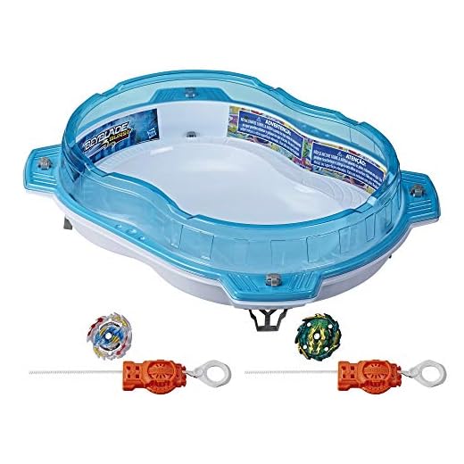 Beyblade Burst Rise Hypersphere Vertical Drop Battle Set -- Complete Set with Beystadium, 2 Battling Top Toys and 2 Launchers, Ages 8 and Up (Amazon Exclusive)