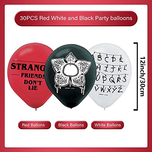 30Pcs Party Balloons Assorted Color Latex Balloon For Birthday, Christmas, Wedding, Anniversary And Vacation Eleven Things St Themed Kids Party Supplies 12 Inches #TOP1