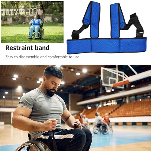 J U H U T O N G Wheelchair Seats Belt Half Vest Seatbelt Adjustable Safety Harness Fixing Breathable Brace for The Elderly Patients Restraints Straps Brace Support (Style 1) (Style 1) (Style 3) - Image 6