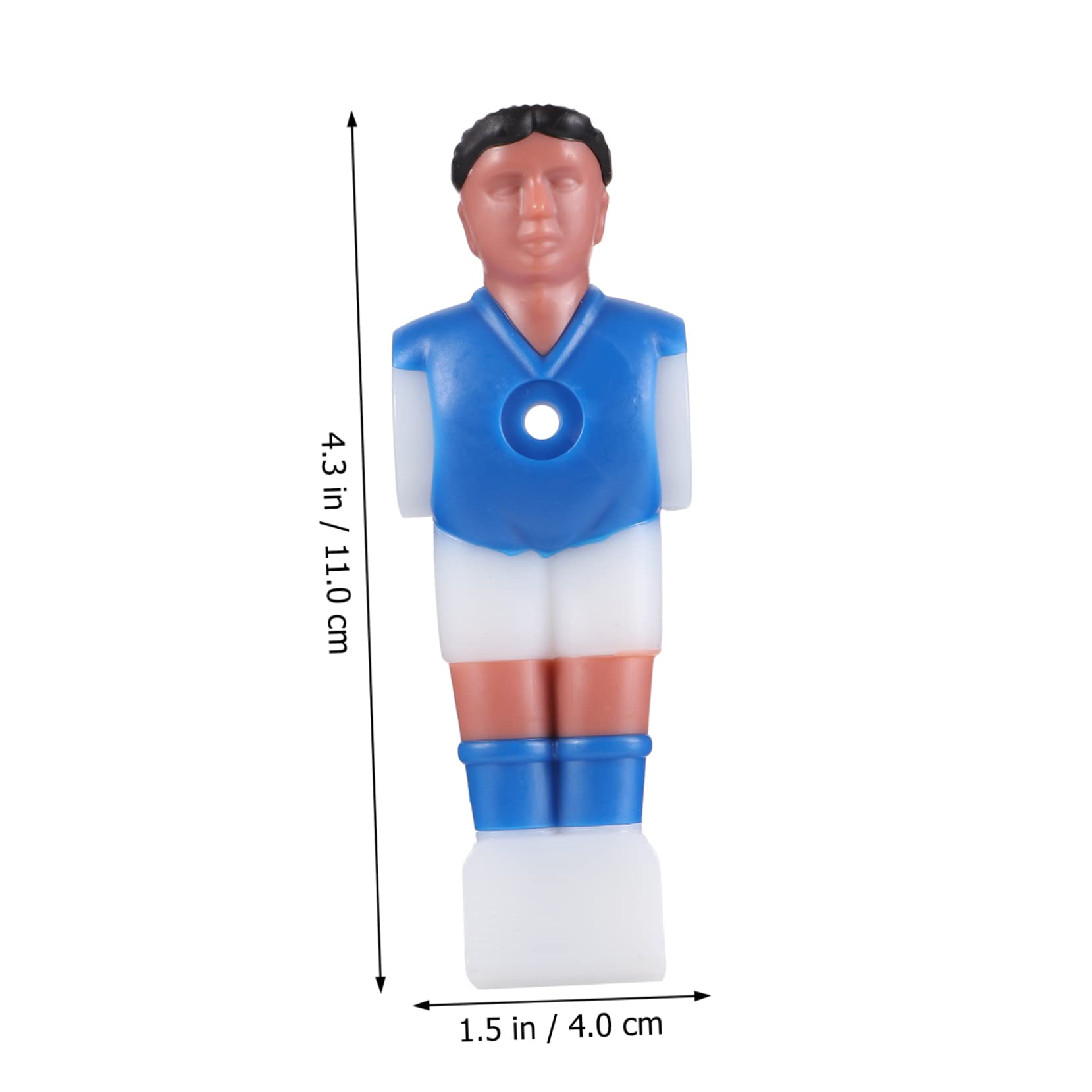 Giocatori Calcio Balilla 10 Statuette Accessori Tavolo Facili Usare Compatibili Calcio Balilla