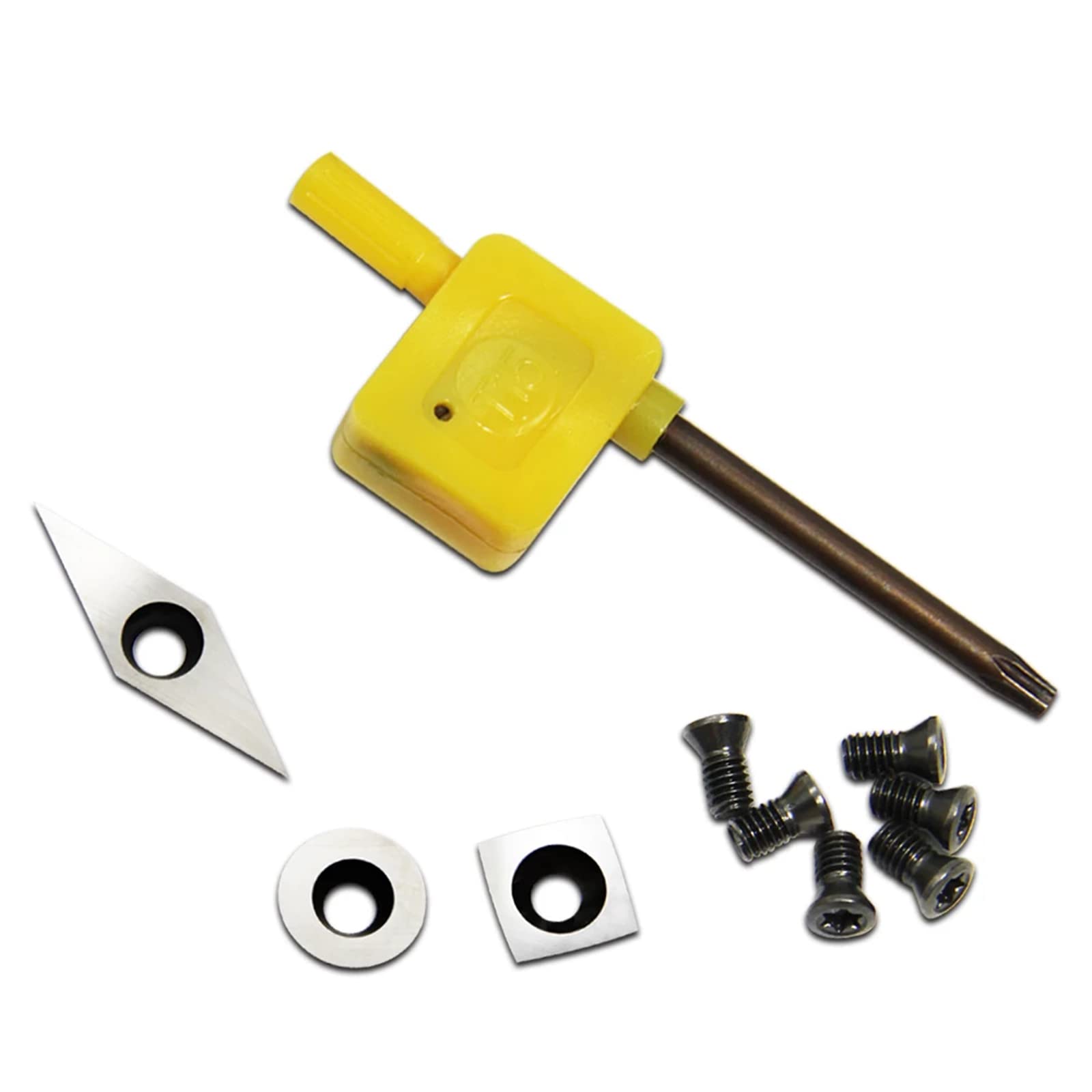 Inserti In Metallo Duro Per Frese - 10 Lame 50x12x1.5 Mm - Per Legno, PVC, Scanalature - Foto 9