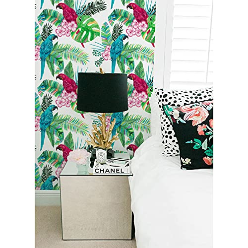 Papier peint perroquets tropicaux Magic-Stick repositionnable 360x250 - 2