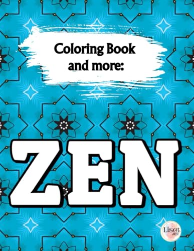 ZEN Coloring Book Inspired by ZentangleR, Mandala & Graphomotor Techniques ? Stress Relief, Mindfulness, Relaxation, Calm: Malbu