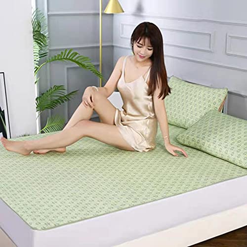 Coussin de lit rafraîchissant en bambou confortable pour l'été, tapis de couchage pliable en rotin, coussin frais pour lit 5 pour un confort et une relaxation ultimes