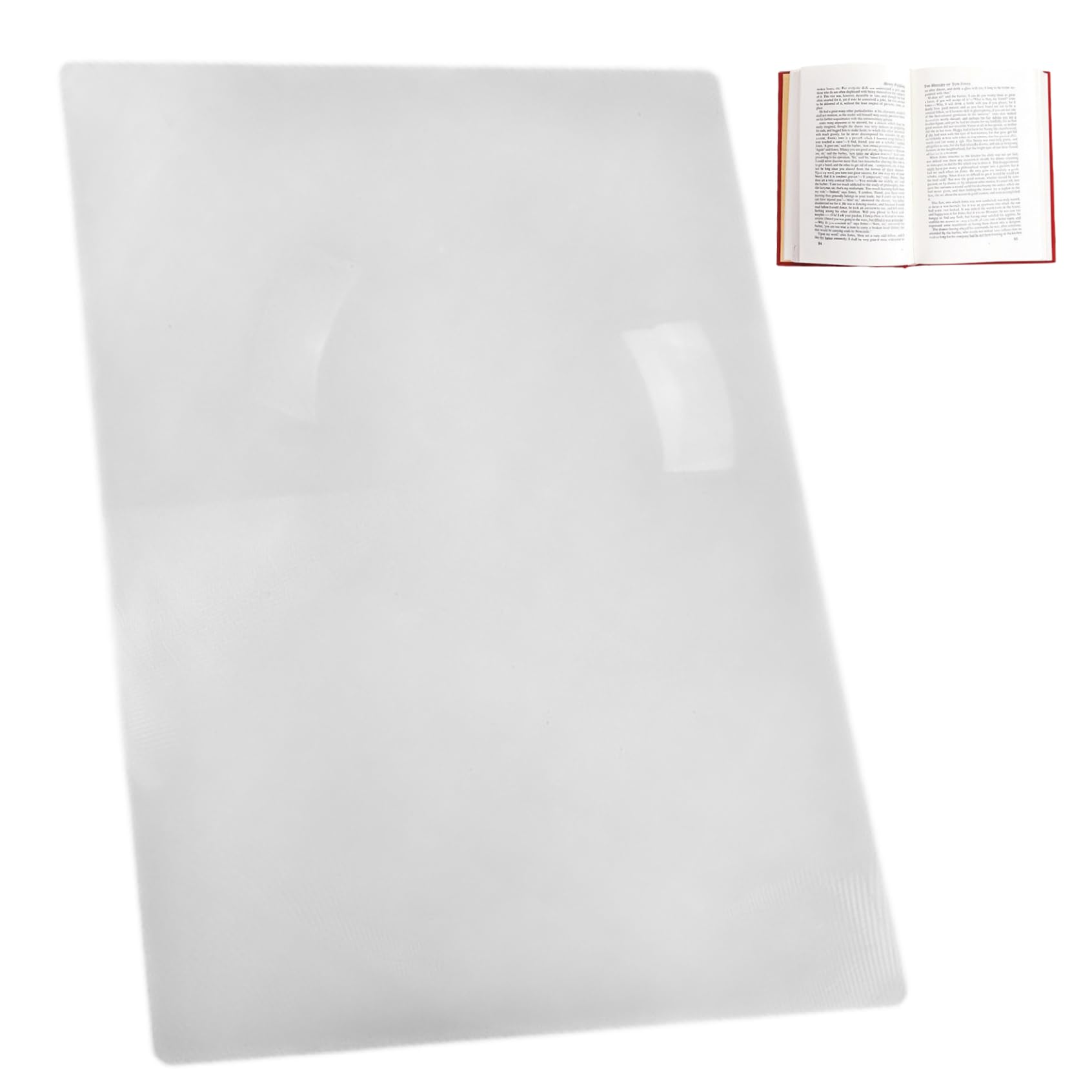 Magnifying Sheet for Reading, 3X A4 Laptop Screen Magnifier, PVC Full Page Magnifier for Reading Books, Maps, Newspapers, Computer Screen