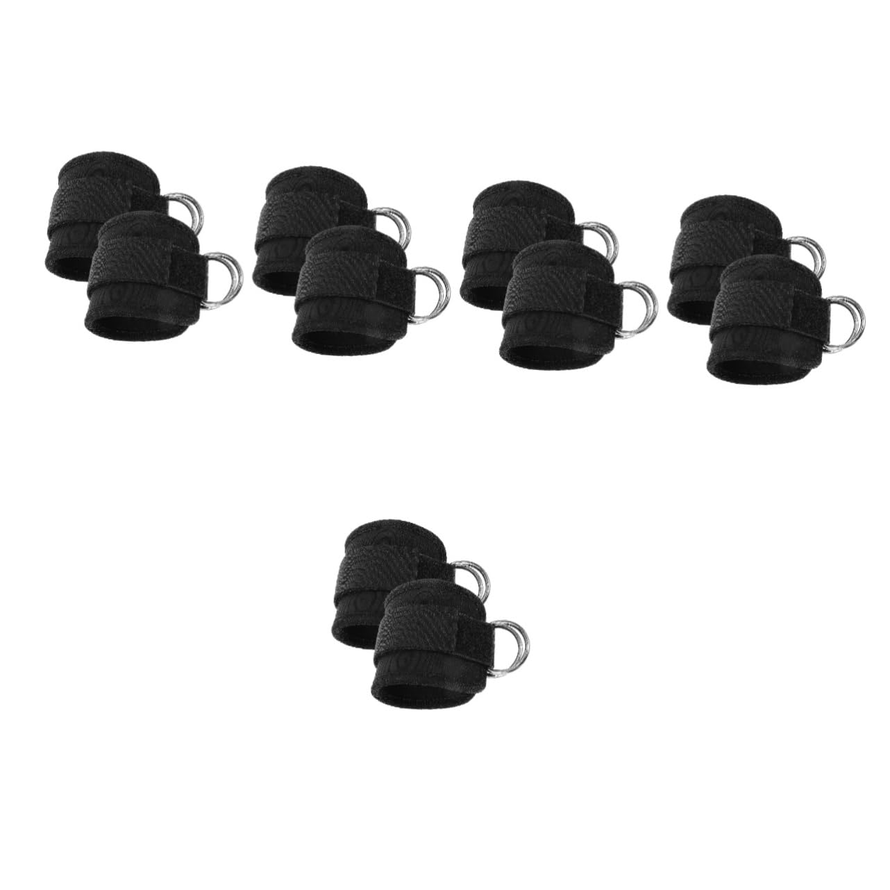 Supvox Kabelrollen Knöchel Schwarze Kickback Knöchelriemen Nylon Metall Knöchelriemen Für Kabelmaschinen Pp