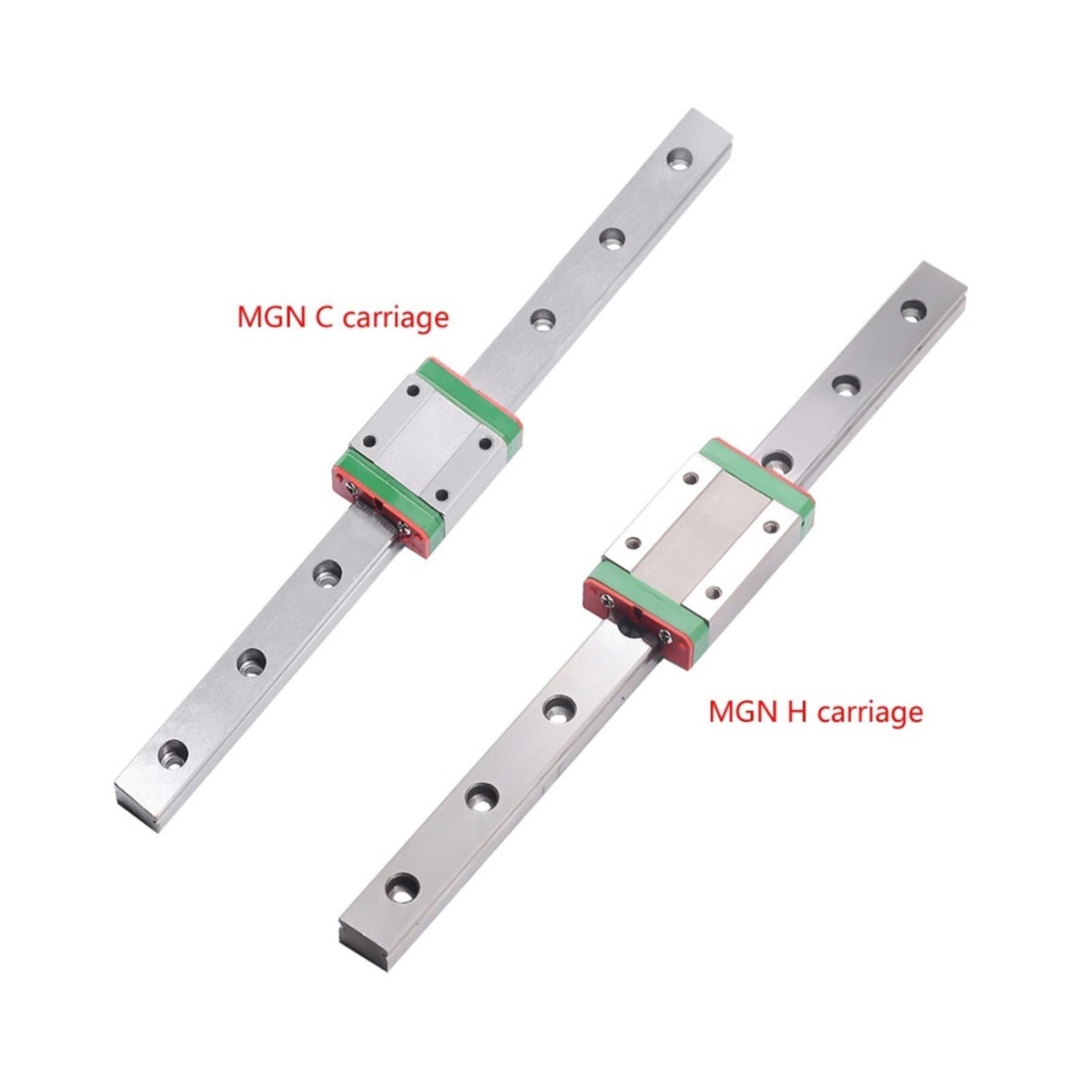 Glissières de guidage de mouvement linéaire en mét 1 rail de guidage linéaire MGN12C 150 mm 400 mm avec 1 curseur(700mm)