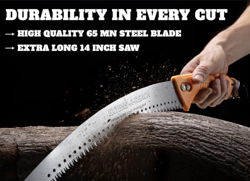image for EXTEND-A-REACH 5-24 ft Pole Saw for Tree Trimming // Manual Telescopic