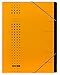Produktbild ELBA Ordnungsmappe chic, für A4, aus Karton, 7 Fächer, gelb, 5er Pack