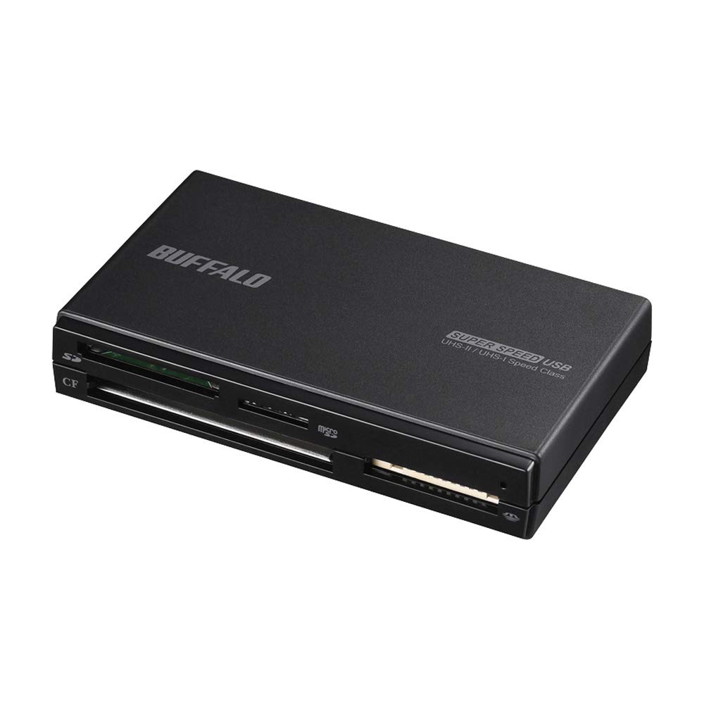 Buffalo UHS-II USB 3.0 Multicard Reader Black BSCR708U3BK