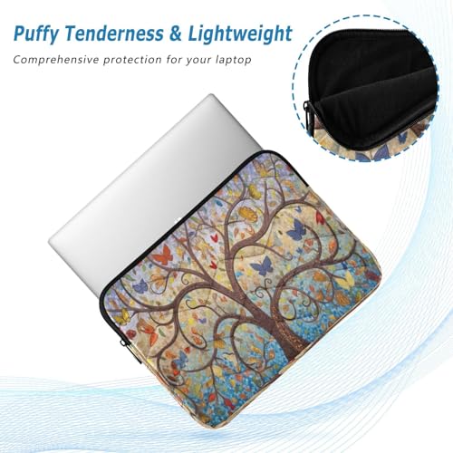 Funda para portátiles 13-14 pulgadas con diseño Abstract Art Tree miniatura 5
