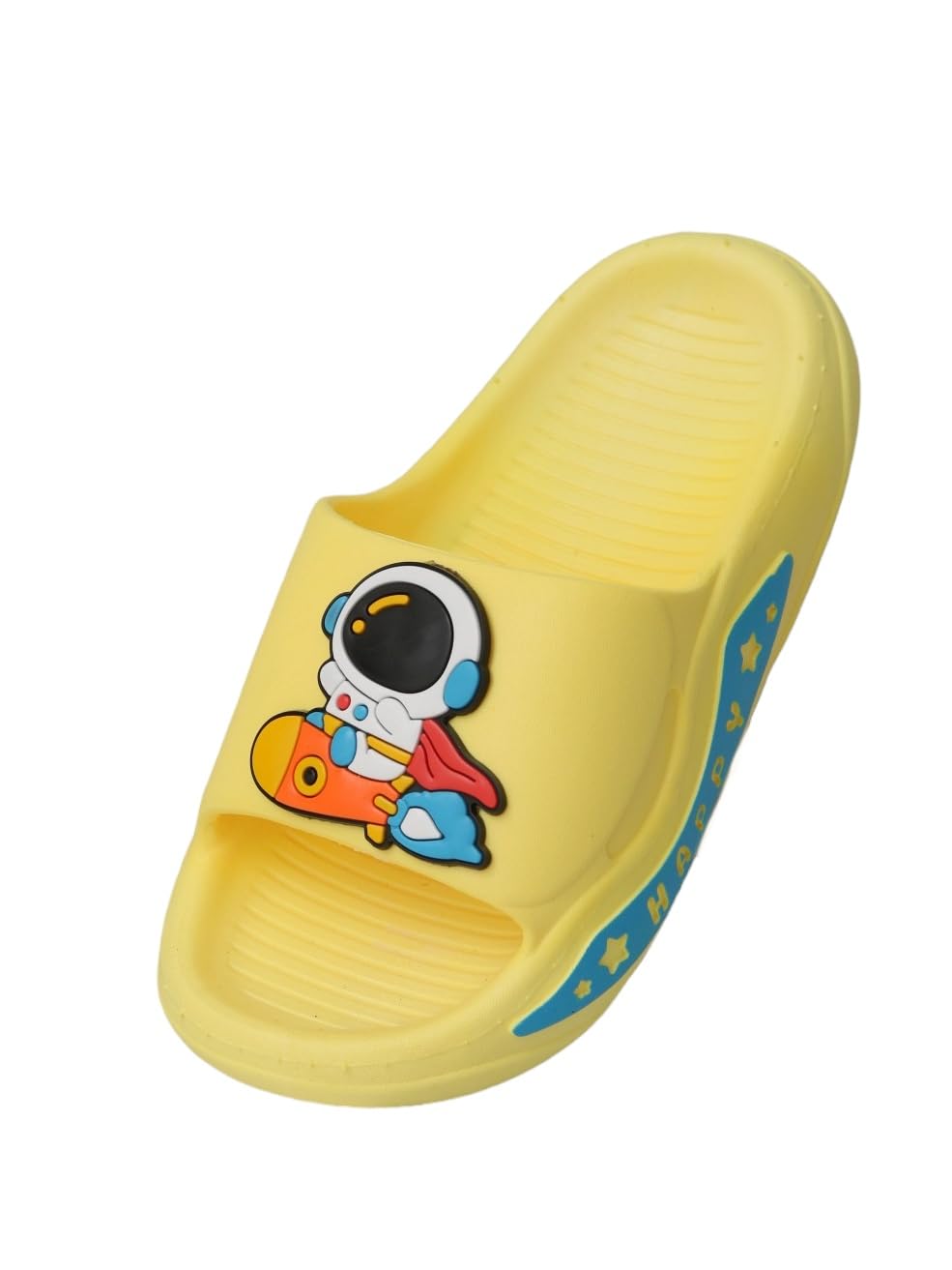Yellow Bee Kids’ Sliders with Cartoon Astronaut Print, Yellow,11.5C, 5-5.5 Years (B0D14Y96JX) Amazon Price History, Amazon Price Tracker