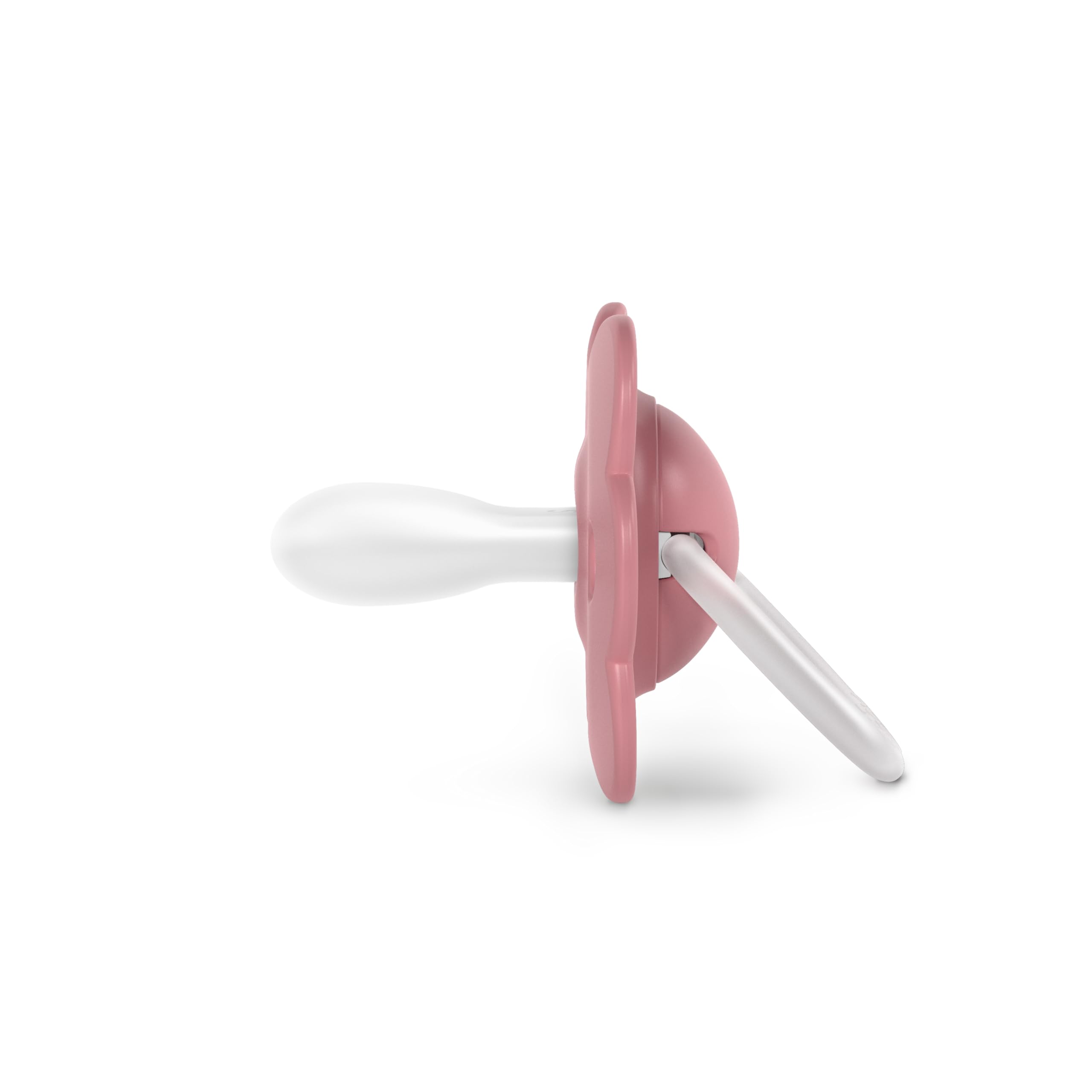 Suavinex, Chupete Bebés 6/18 Meses, con Tetina Fisiológica de Silicona SX Pro, Simétrica, Plana y Flexible, Respeta el Desarrollo Bucodental, con Anilla, Forma que Evita Rozaduras, Wonder Liso Rosa — view 7