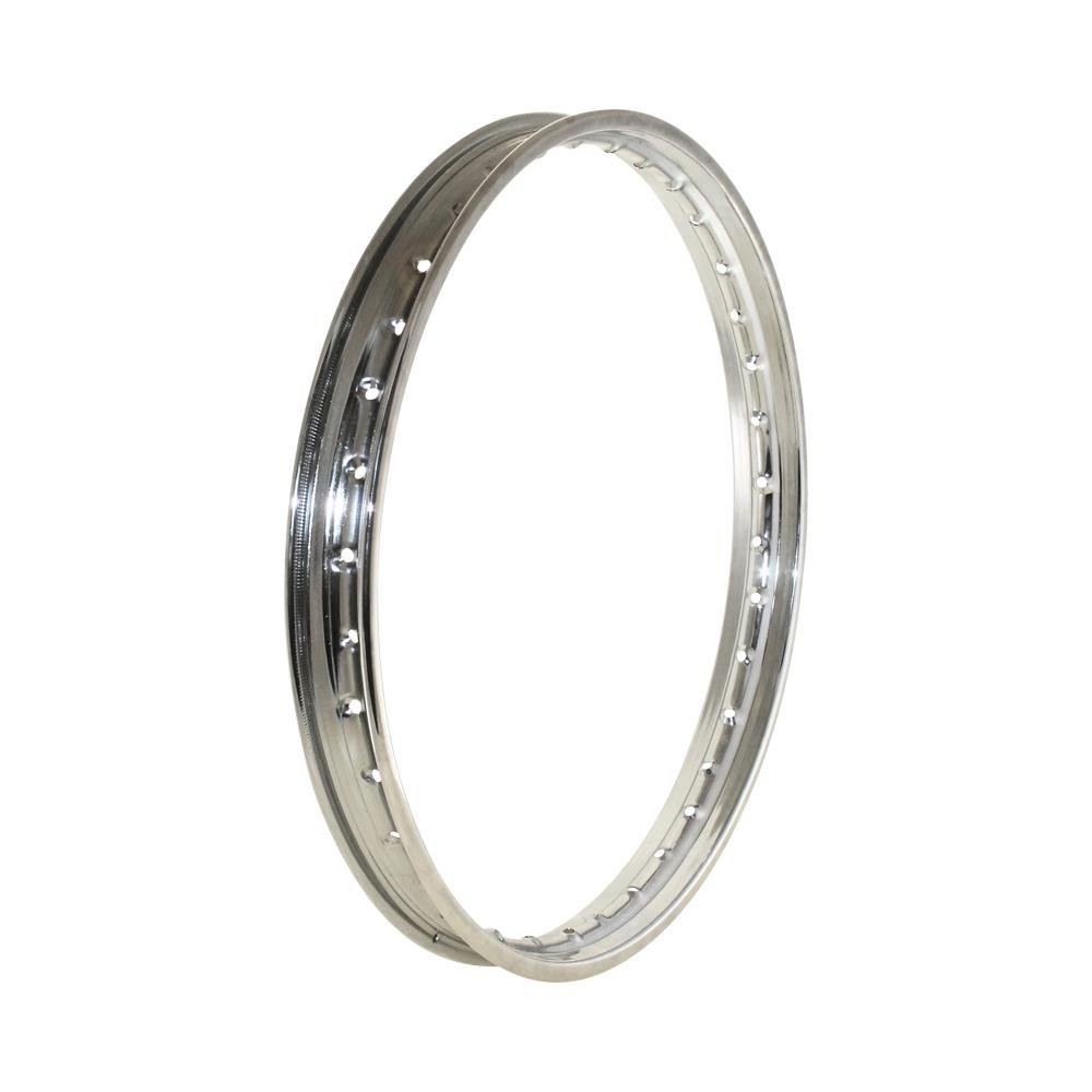 Jante Chrom 1,60 x 21 cm 36 de trou pour Mofa Moped Mokick