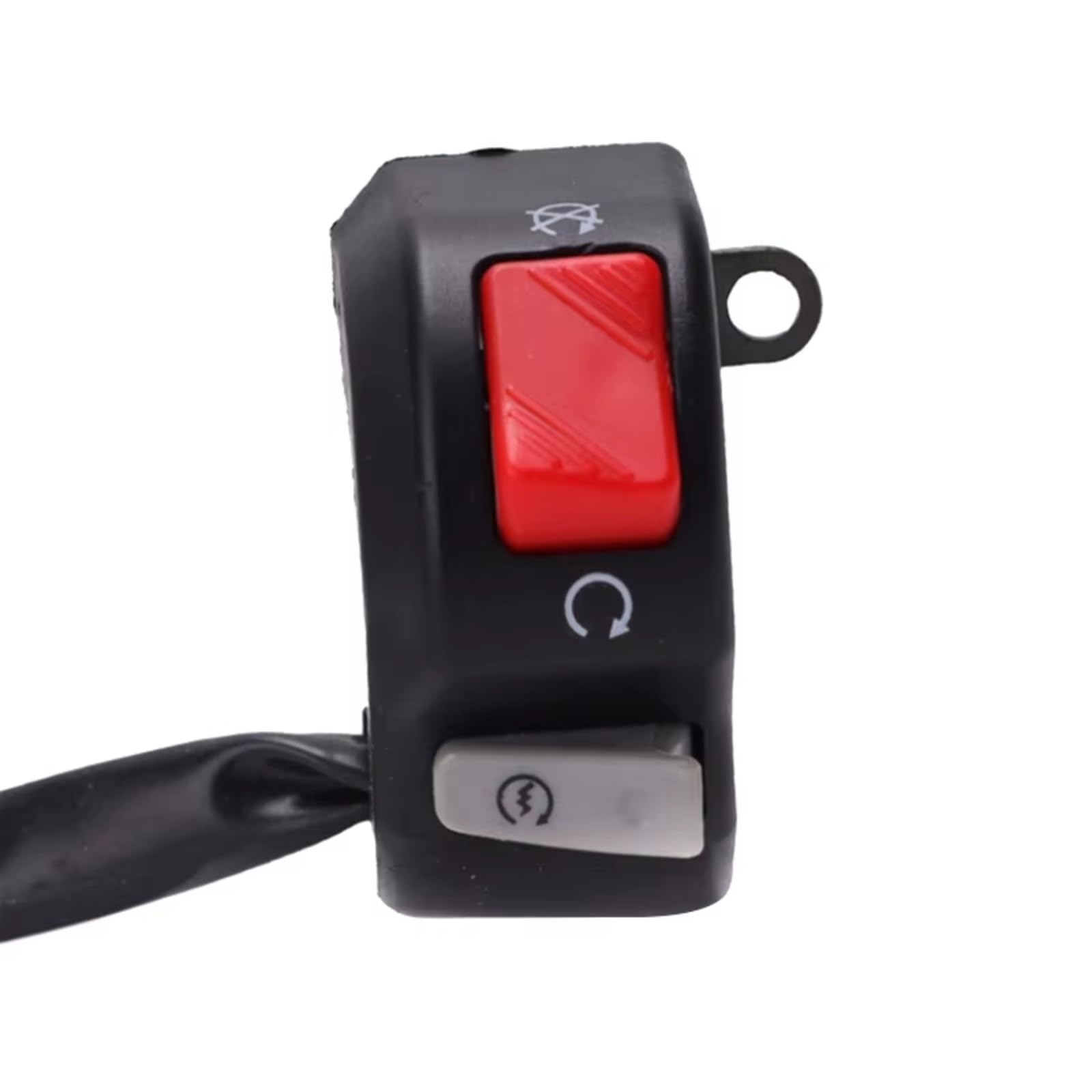 Interruptor Universal Para Motocicleta De 7/8 Pulgadas, Manillar Antiniebla Bocina Botón De Encendido Apagado, 12V, Para Scooters ATV Y Motos De Nieve
