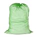 Honey-Can-Do LBG-01163 Mesh Laundry Bag with Drawstring, 25-inch L x 36-Inch H, Green