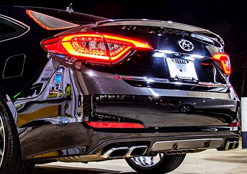 RZG 2x Luci LED per Targa Bianche Canbus per i40 4D VF Tucson TL Sportage QL ProCeed CD Soul SK3 Stonic