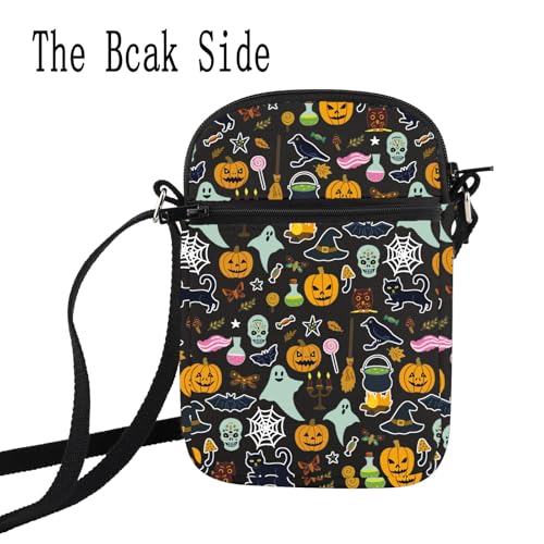 Horror Coffee Crossbody Bag Halloween Party Gift Horror Movie Fan Small Sling Bag Spooky October Gift4