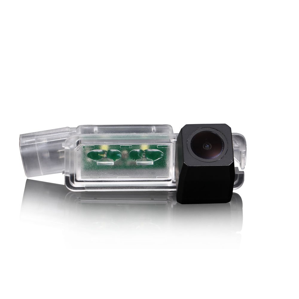 HD Einparkkamera Nachtsicht Rückfahrkamera für VW Golf5/V/Golf7 MK7/VII/Passat CC/Skoda Scirocco/Seat Leon/Seat Leon 5F 4 Exeo ST Toledo 5P NH MK3 MK4/Lamando/Golf GTI/VW Golf 5 V/Passat 3C Limosine
