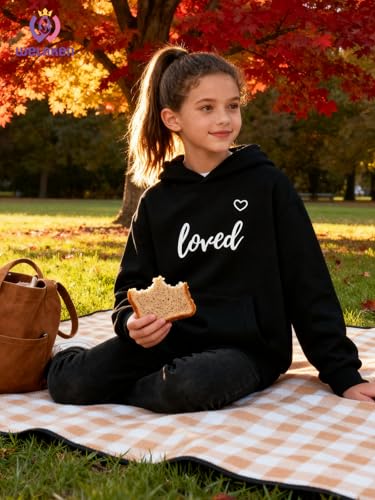 Image of weLaken Unicorn Sweatshirts for Girls Thick Cotton Pullover Tops Fall Winter Children Girls Clothing