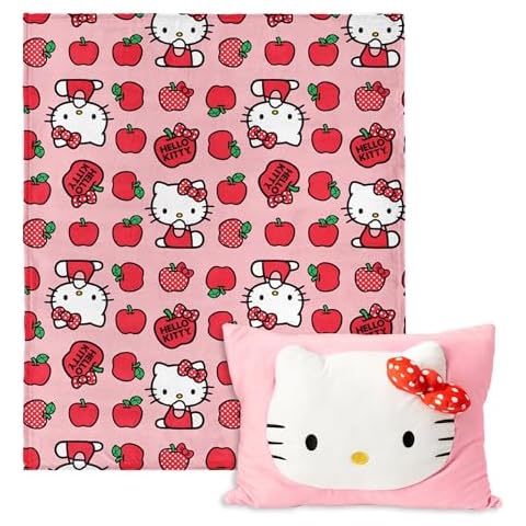 NORTHWEST Hello Kitty Throw Blanket Cover
