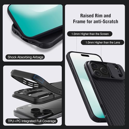 Image of Nillkin for iPhone 17 Pro Max /iPhone 18 Pro Max Case Camera Cover Black