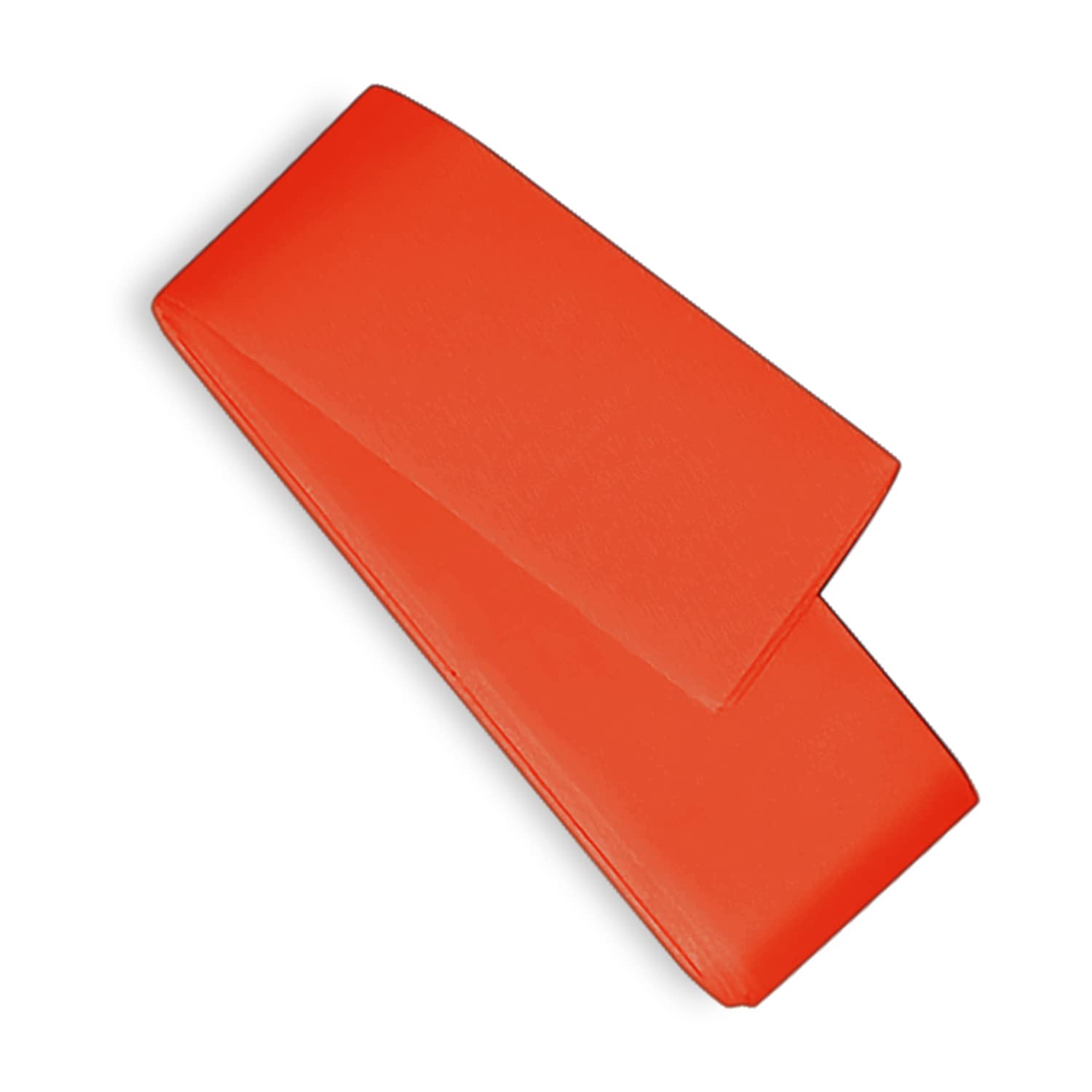 Orange Satin Blanket Binding Tape 2" x 4 3/4 Yards – Single Fold Satin Quilt Binding for Blanket Edges, Glossy Polyester Trim for Sewing, Quilting,