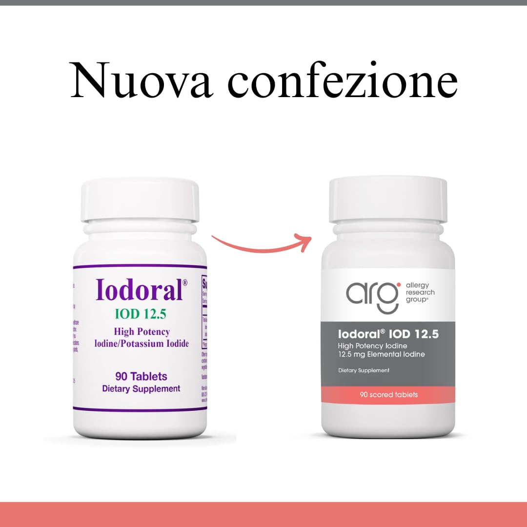 Optimox, Iodoral 12,5mg, con Iodio e Ioduro di Potassio, Depot, 90 Compresse vegane, Testate in Laboratorio, Vegetariane, Senza Glutine, Senza Soia, non OGM