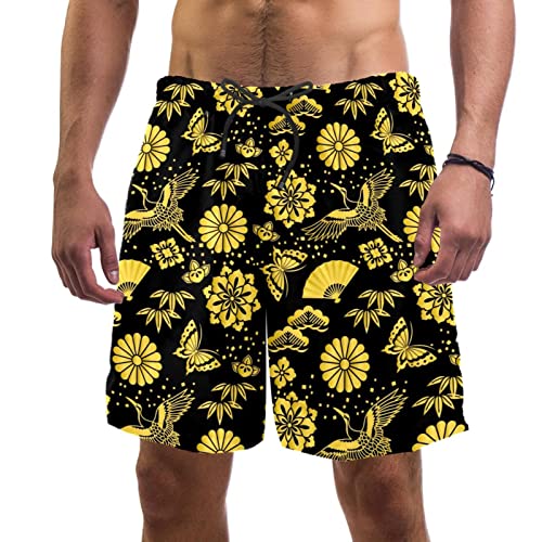 Maillots de Bain pour Hommes JDEZ Short Plage Séchage Rapide Léger