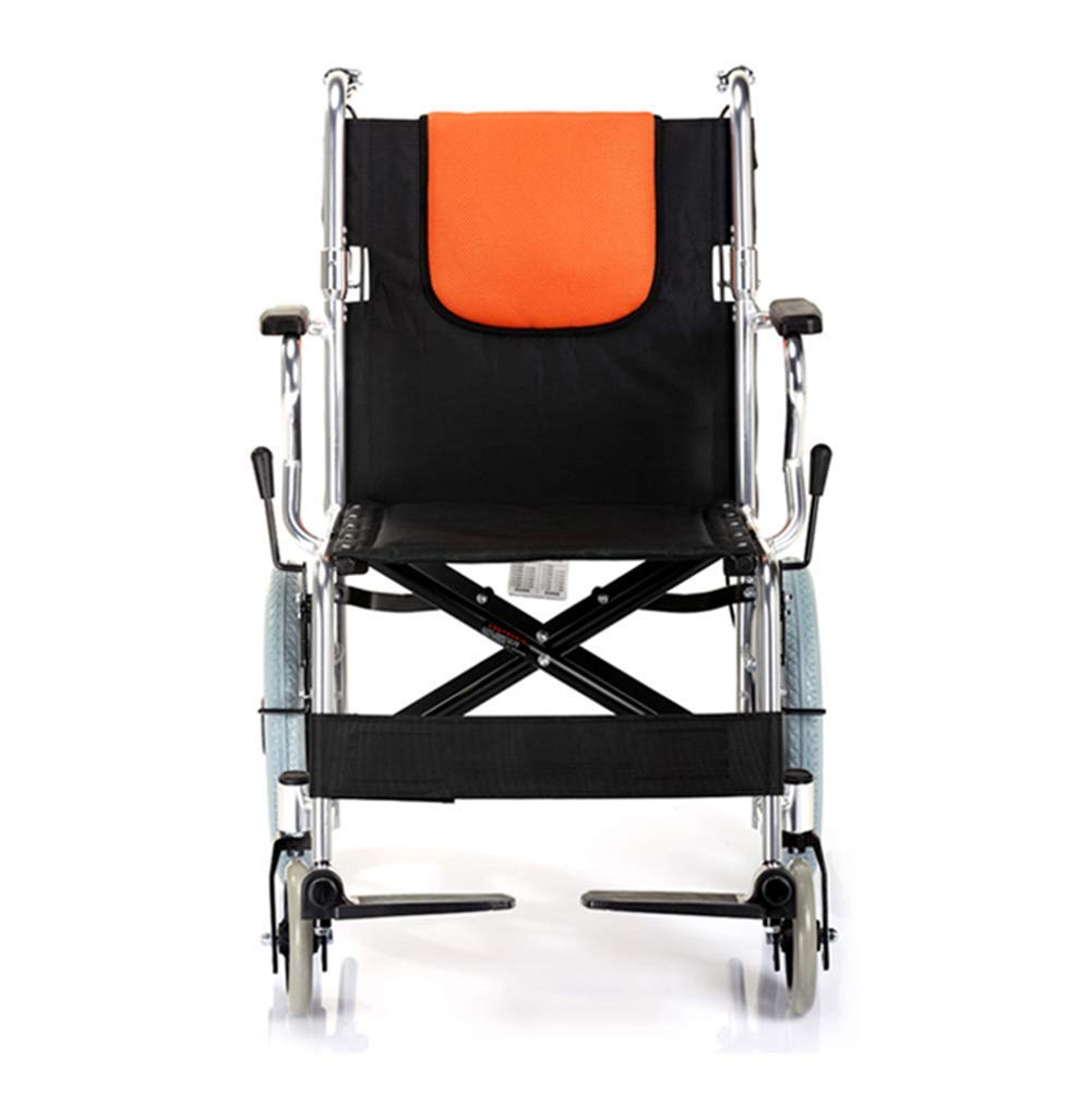 SXSLTSA Lightweight Folding Portable Wheelchair Self-Propelled Mobile Transport Wheelchair Driving, Portable Wheelchair Self-Propelled Mobile Transport Wheelchair Portable Ultra Light Old