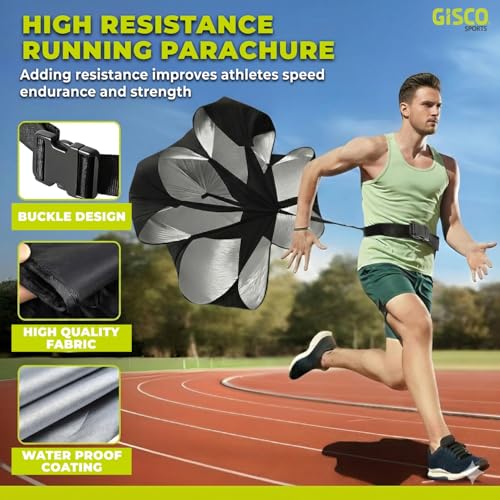 Image of GISCO Speed and Agility Soccer Training Kit, (9 inchHurdles - 6pcs + 1 Agility Ladder +9 inch Marker Cone - 6pcs + Space Marker - 20pcs + 1 Speed Chute Large + Kit Bag)