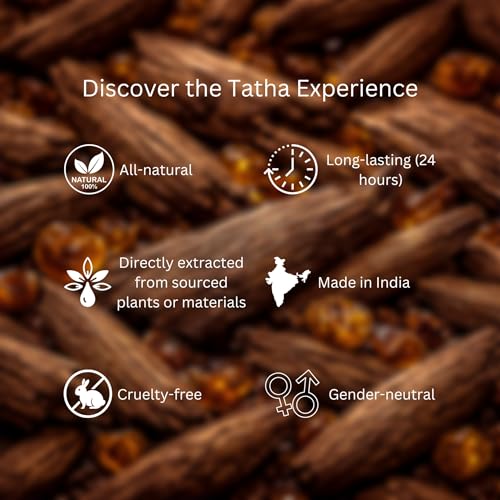 Image of Tatha Pure Sandalwood Attar 6 ML For Men & Women | Original Roll On Attar With Long Lasting And Chandan Fragrance